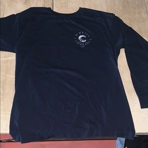 A long sleeve O’Neil shirt that is navy blue.